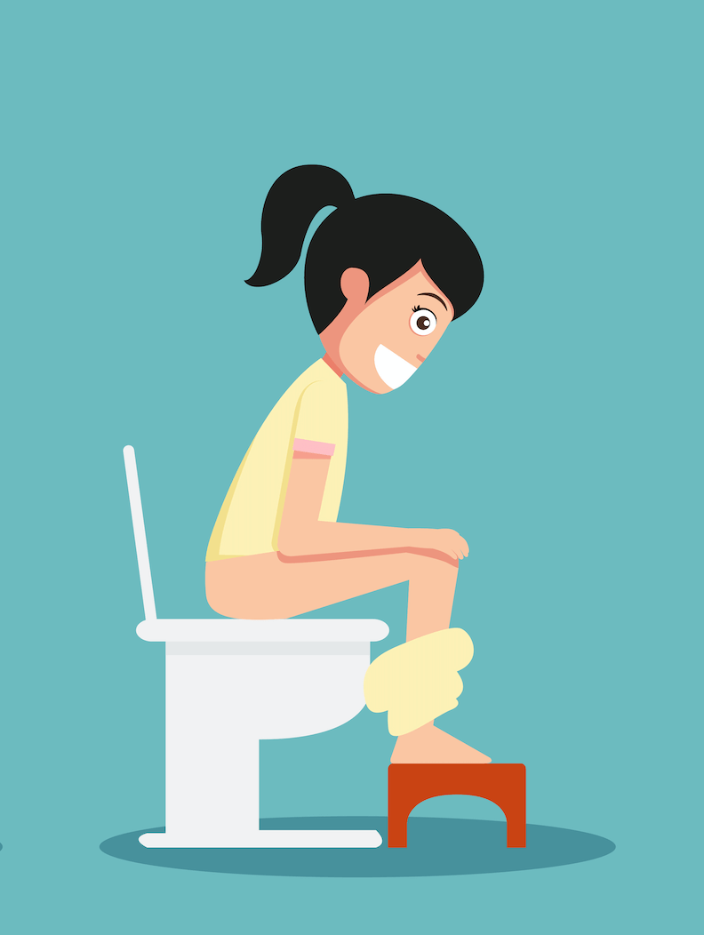 How to sit on the toilet to avoid straining | Complete Physio