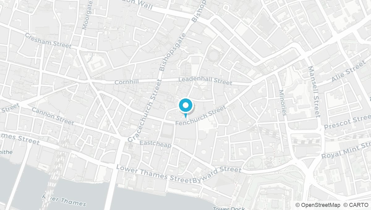 Map showing location of Lime Street EC3M clinic
